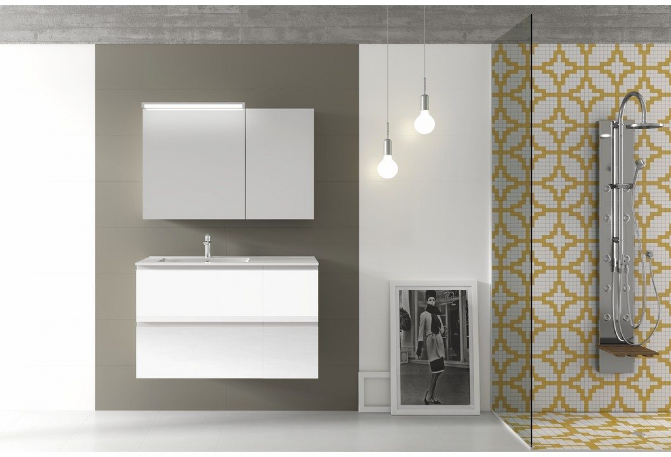 exposición de cuartos de baño