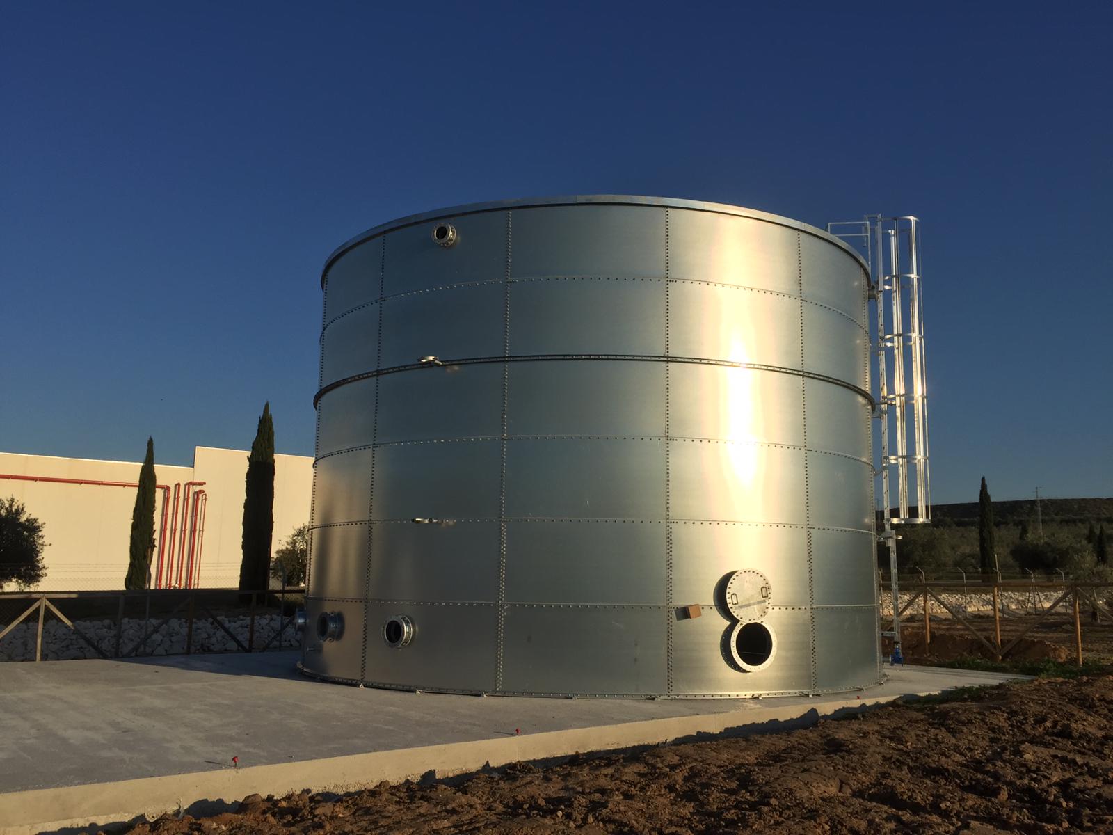 instalación de deposito de agua